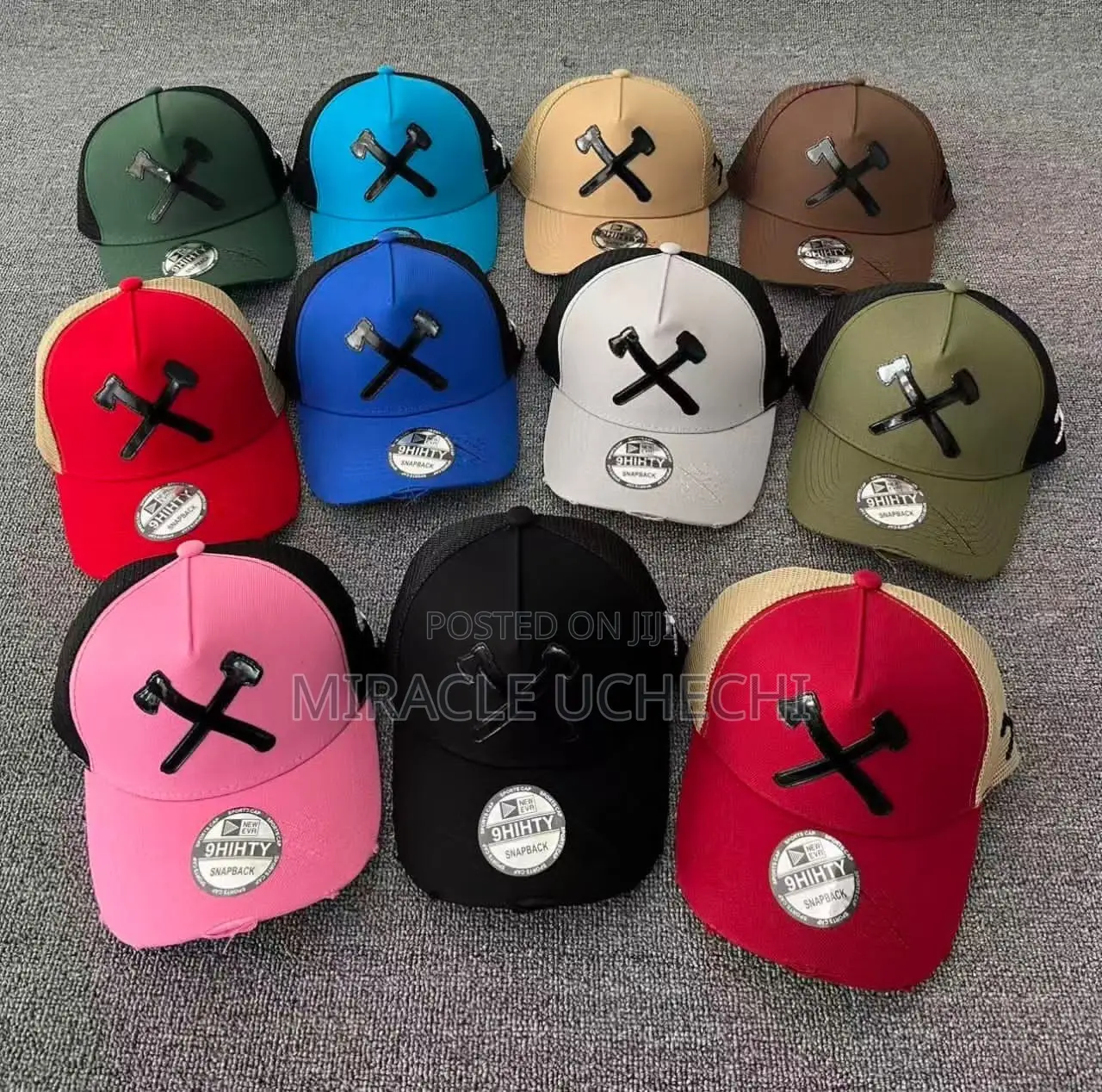 Caps and Plain Teeshirt