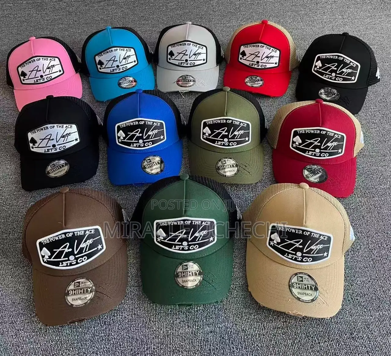 Caps and Plain Teeshirt