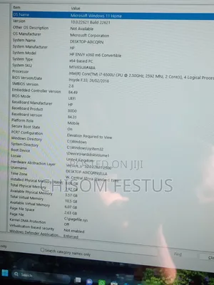 Laptop HP Envy M6 8GB Intel Core i7 SSD 512GB