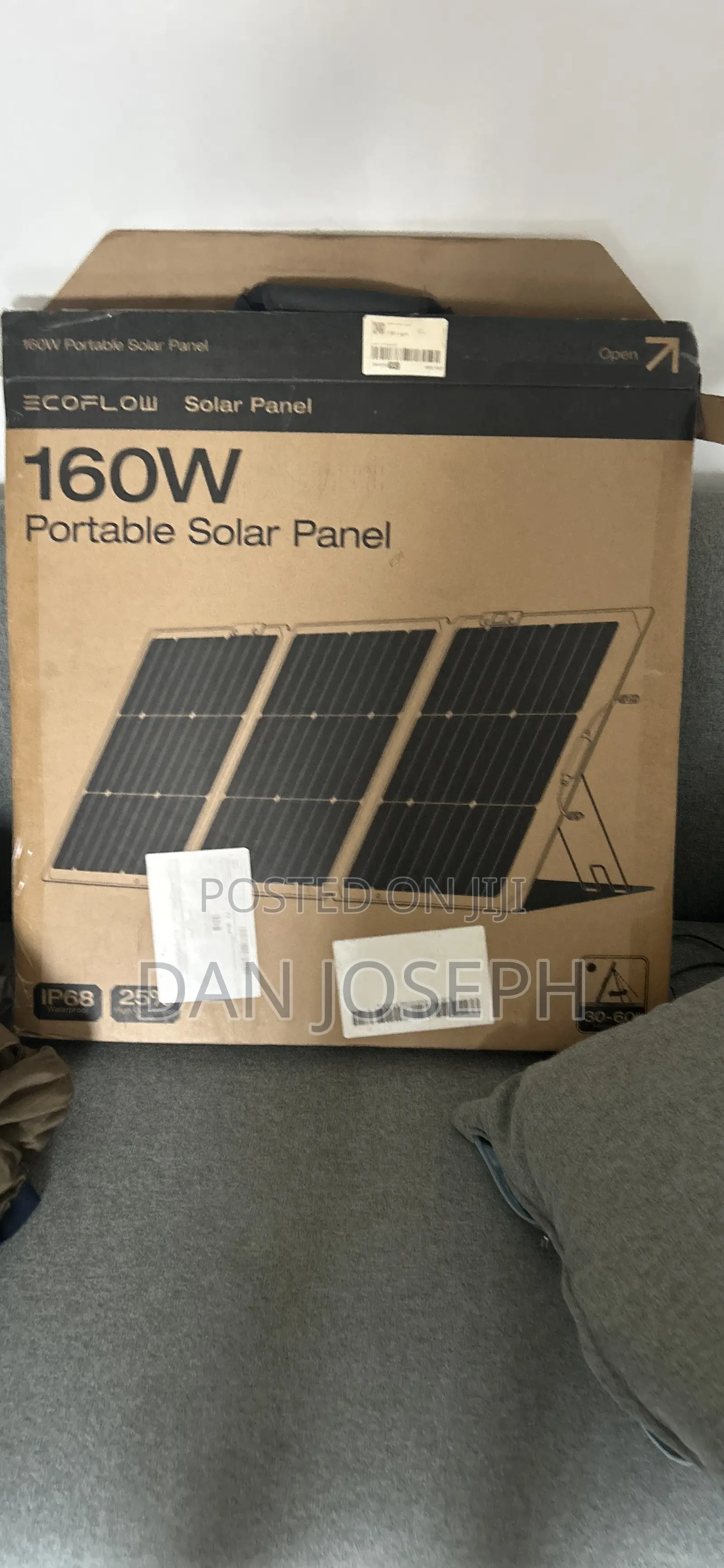 160W Ecoflow Foldable Solar Panel With Kickstand