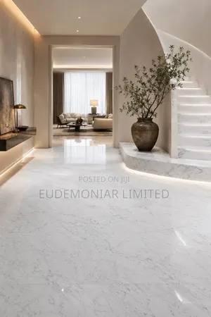 White Marble Paving for Indoor Lobbies