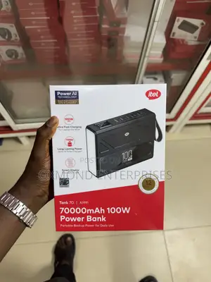 Itel 70,000 Mah 100 Watts Power Bank