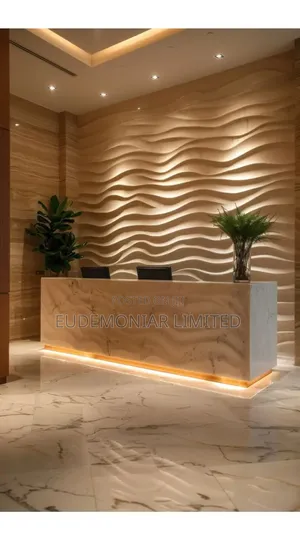 Hotel Front Desk Area Floor Works