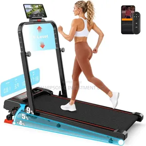 BodyFit 2HP WalkingPad Foldable Treadmill Bluetooth Remote Control