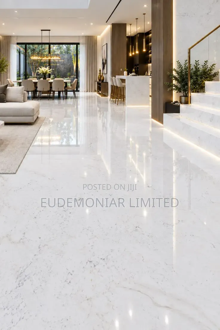 Reception Space Stone Tiling Contractor