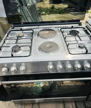 6 Burner Gas With Electric. ( Payment on Delivery
