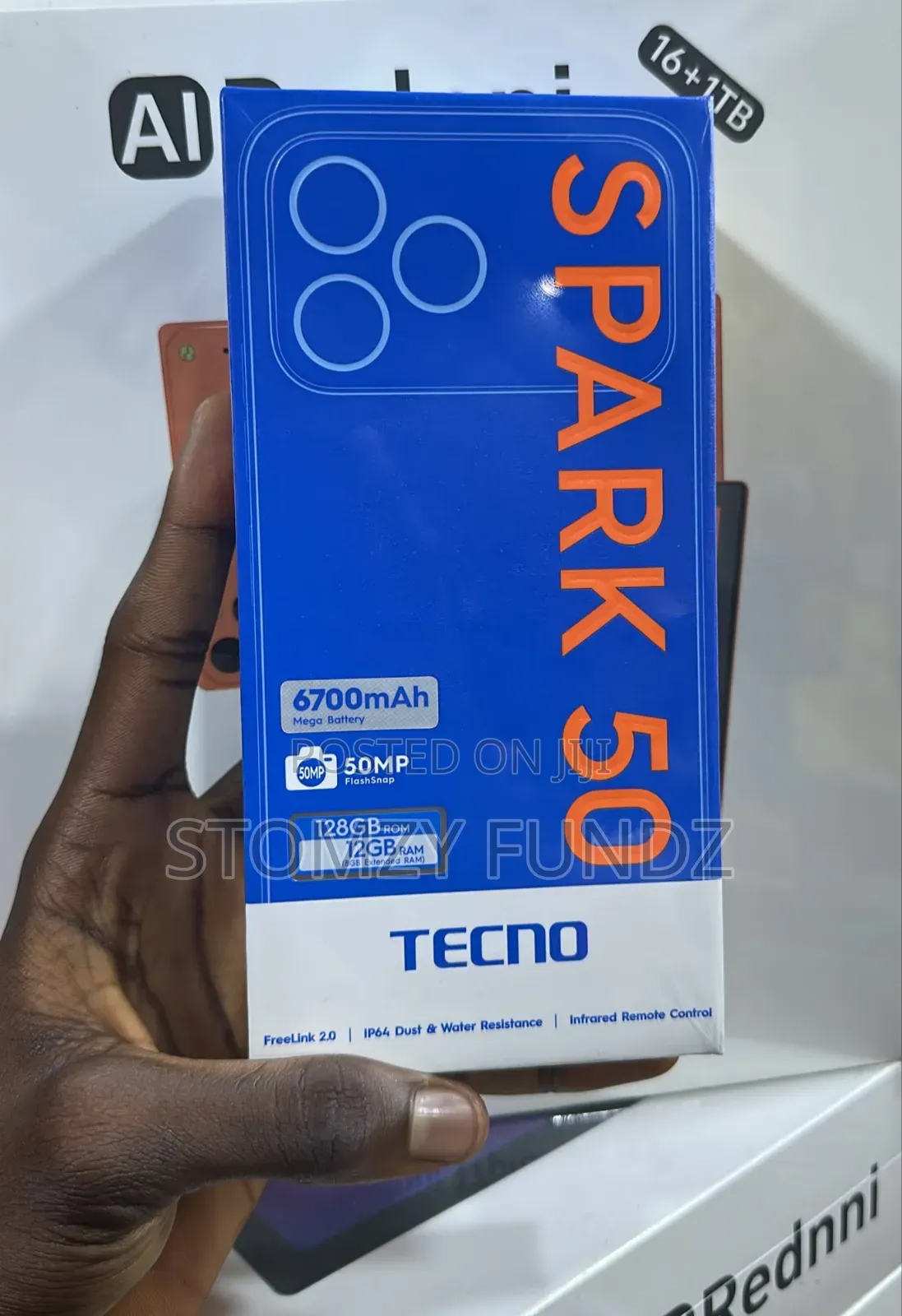 New Tecno Spark 50 128 GB Gray