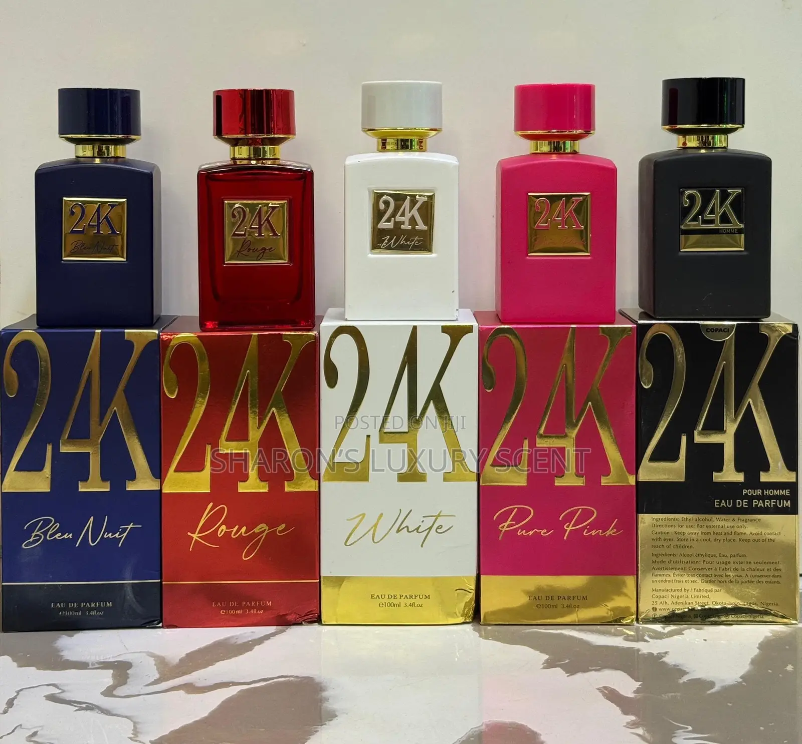 24K Eau De Parfum 100ml (Assorted Collection)
