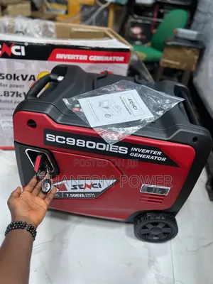 Senci SC9800IES 7.5kva Silent Inverter Generator With All Accessories.