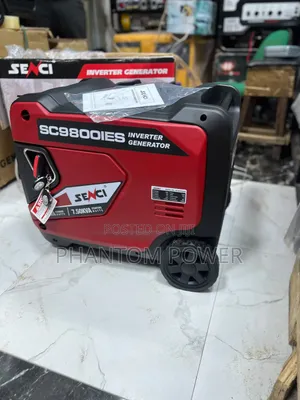 Senci SC9800IES 7.5kva Silent Inverter Generator With All Accessories.