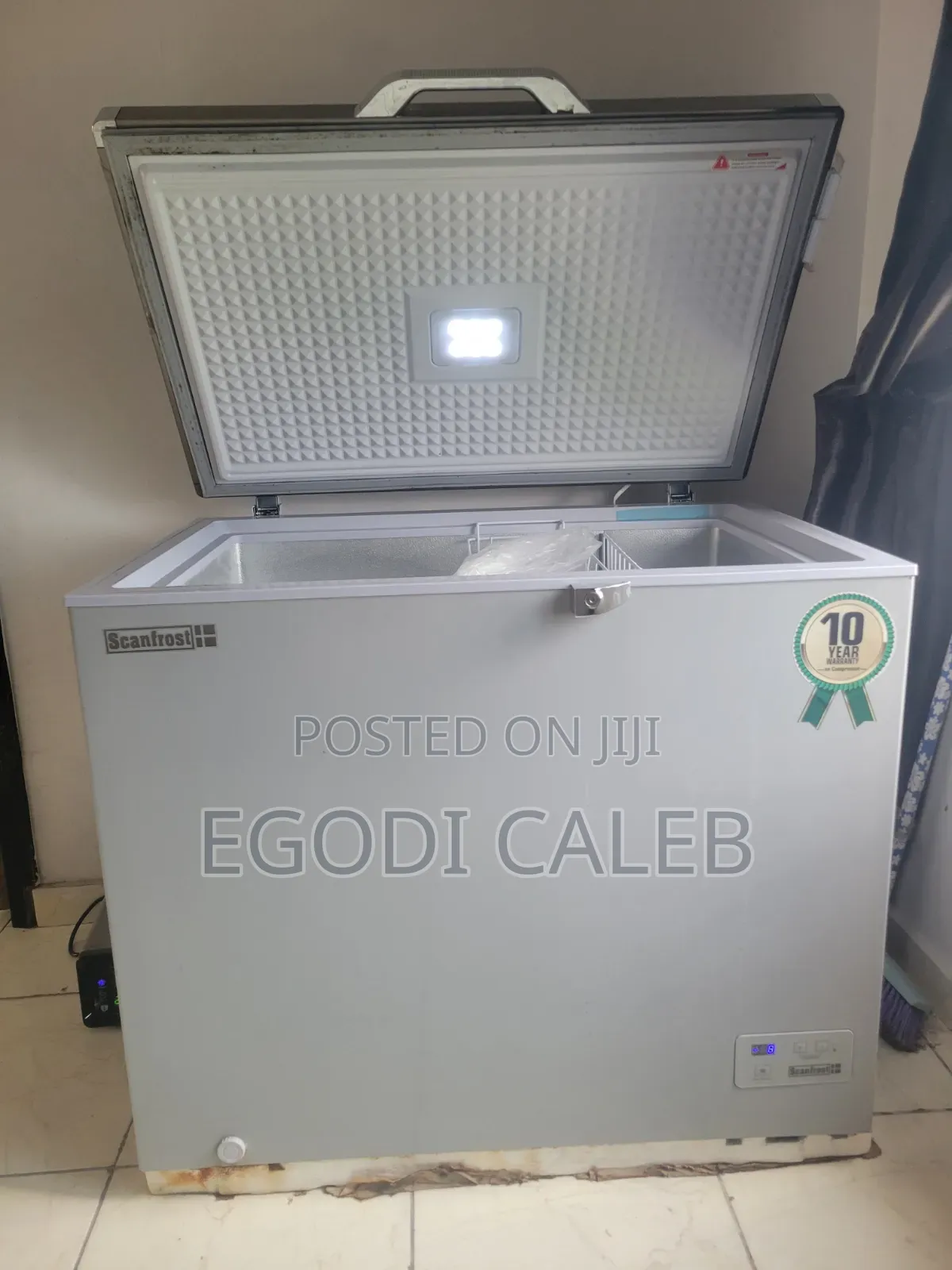 Scanfrost Chest Freezer and Qasa Stabilizer