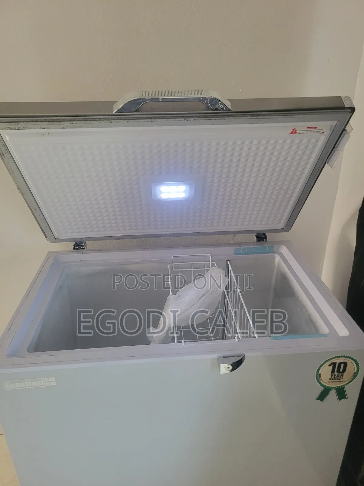 Scanfrost Chest Freezer and Qasa Stabilizer
