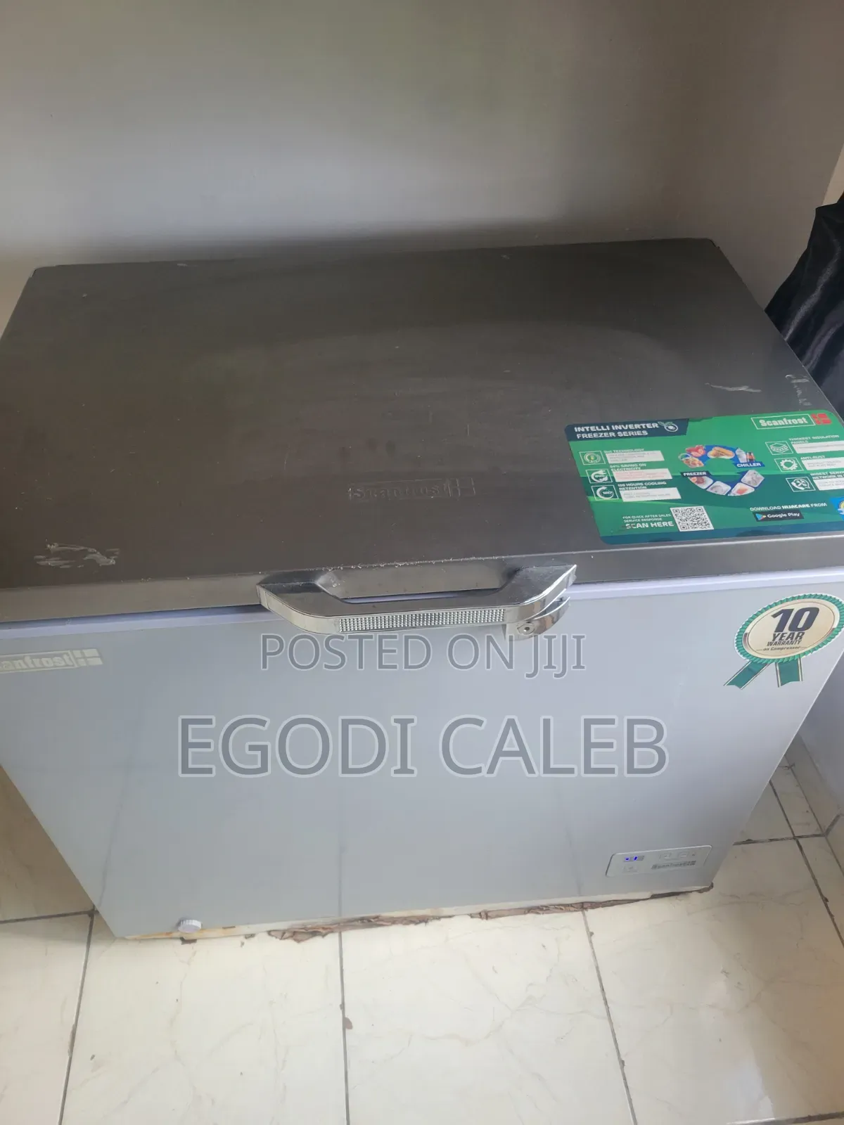 Scanfrost Chest Freezer and Qasa Stabilizer