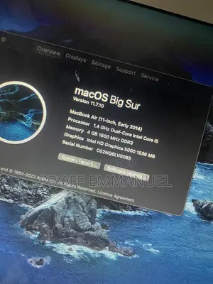 Laptop Apple MacBook 2014 4GB HDD 128GB