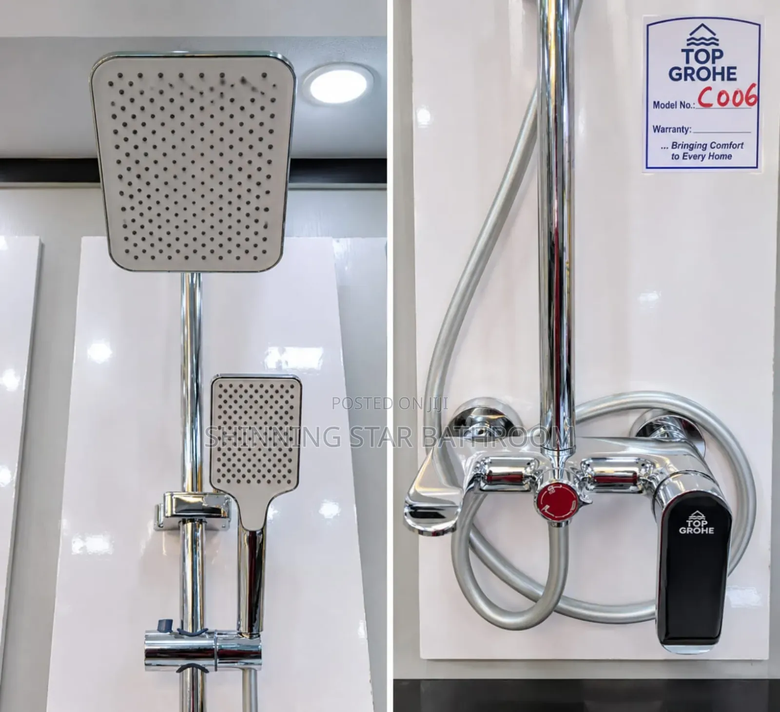 Shower Set With Rainfall Rose