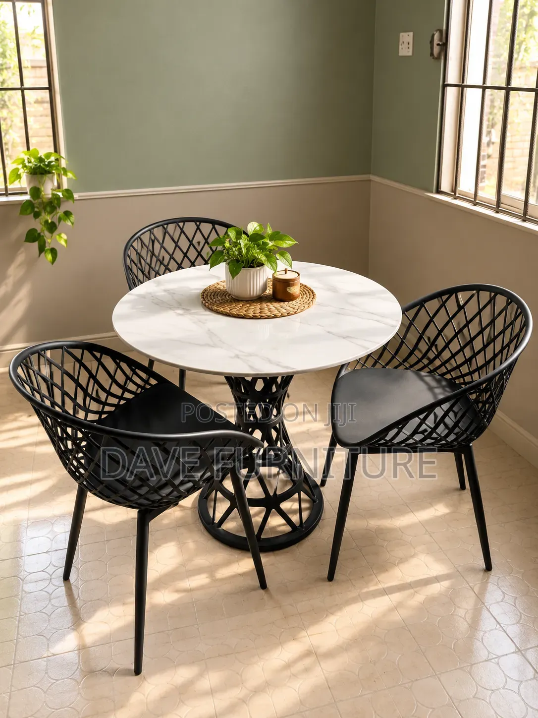 Ultra Modern 3 Seater Restaurant Set