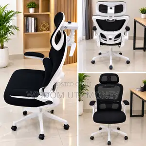 Premium Ergonomic Swivel Office Chair With Headrest