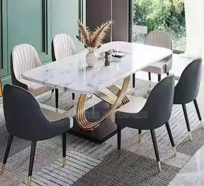 High Quality Marble Top Dining Set