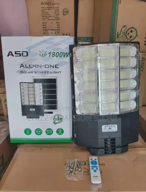 ASD 1800W 18-Eye All-in-One Solar Street Light With Remote Control