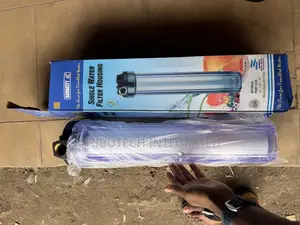 20-Inch Transparent Standard Water Filter Housing