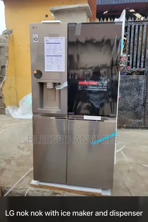 New LG 674L Inverter Side by Side (Nok Nok) Ice With Water Dispenser