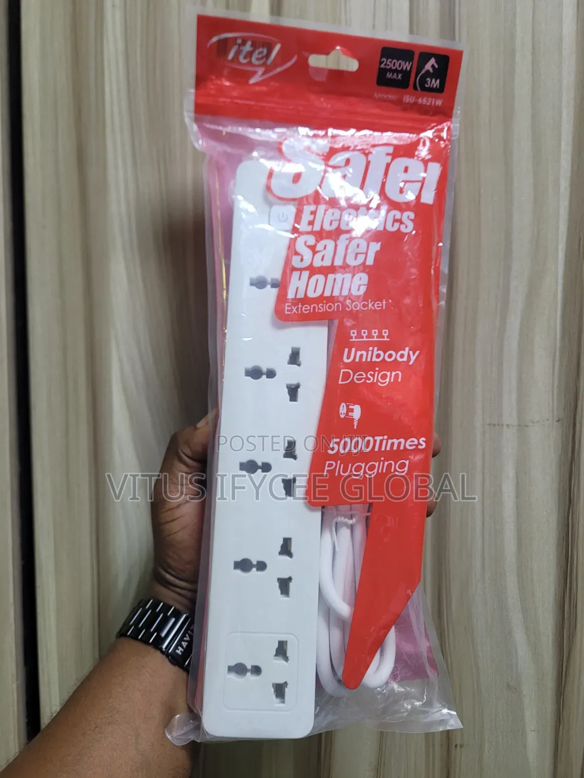 Itel Surge Extension Socket