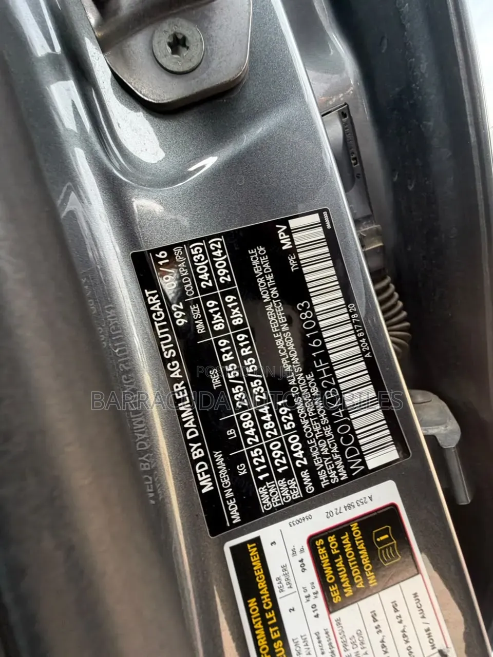 Mercedes-Benz GLC-Class 2017 Gray