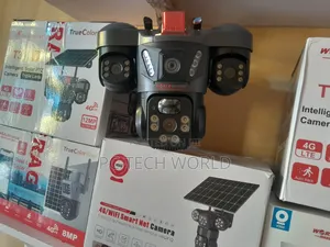 Three Lens Solar 4G PTZ Camera