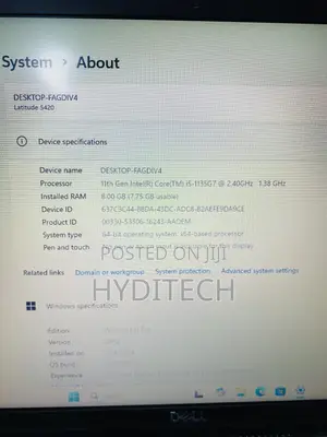 Laptop Dell Latitude 5420 16GB Intel Core i5 SSD 256GB