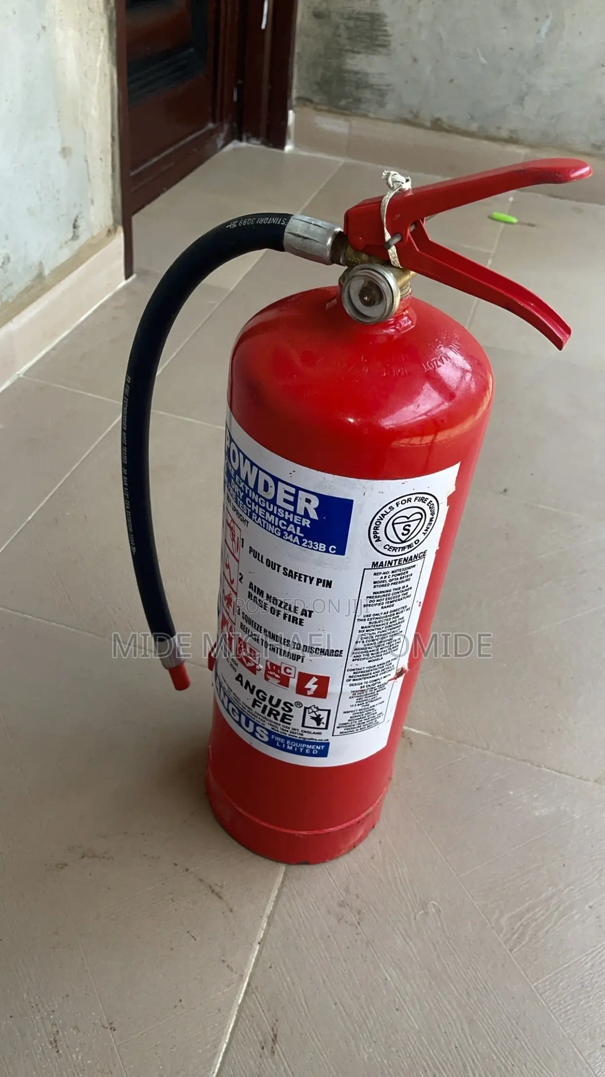 6kg Angus DCP Fire Extinguisher