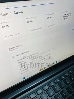 Laptop Dell Latitude 7400 8GB Intel Core i7 SSD 256GB