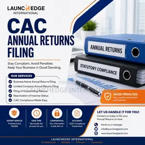 CAC Annual Returns Filing & Status Reactivation(from 10,000 Naira)