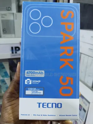 New Tecno Spark 50 128 GB Black