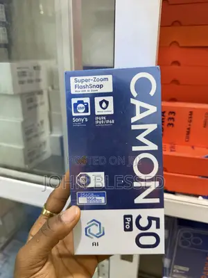 New Tecno Camon 50 Pro 256 GB Black