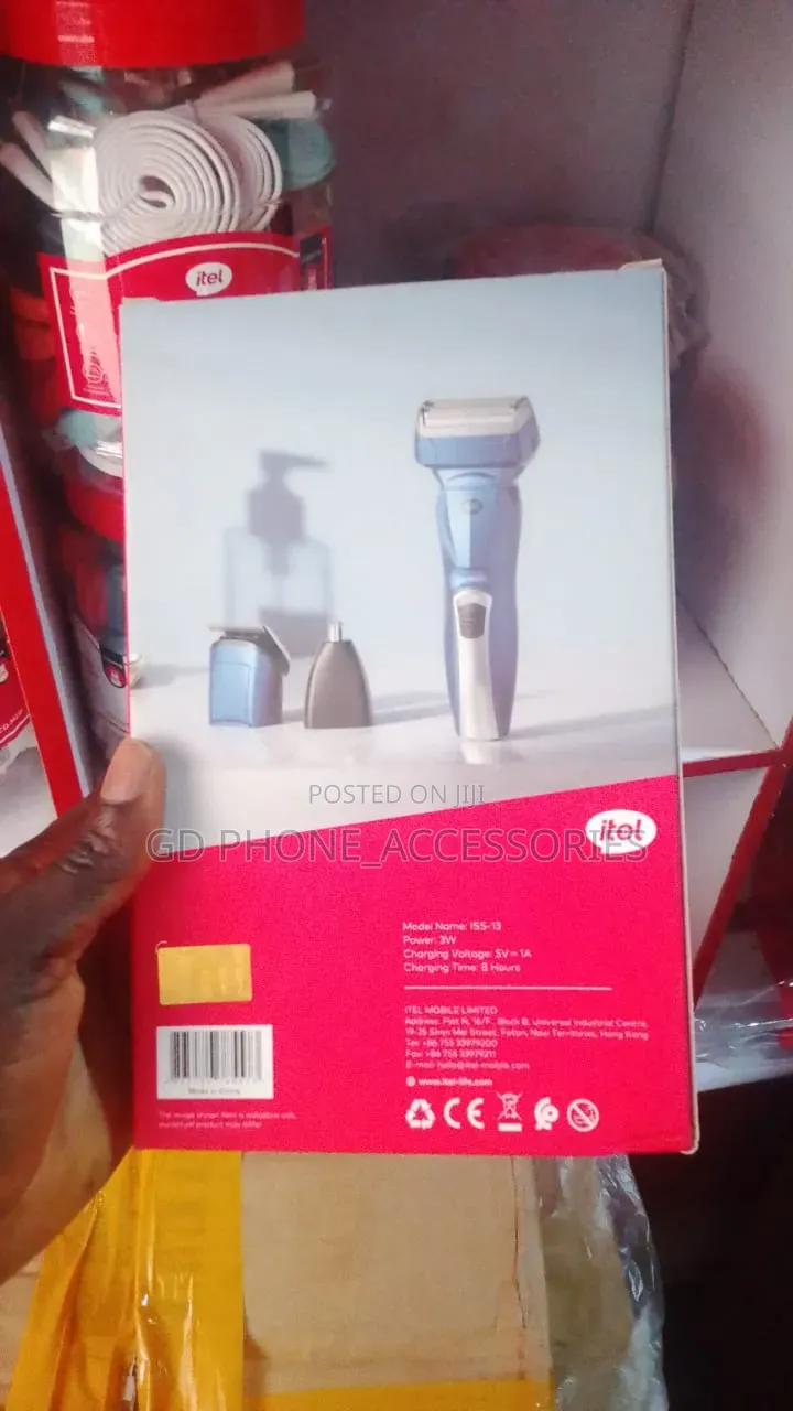 Original Itel Smart Shaver Basic 3 in 1 - Shaver, Clipper & NoseTrimme