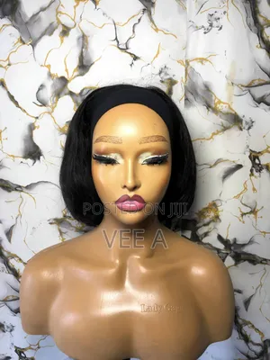 100% Human Hair Band Bob Wig-8inches