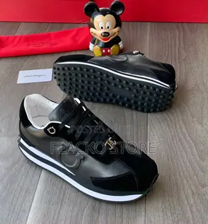 Luxury Salvatore Ferragamo Logo Design Men Sneakers
