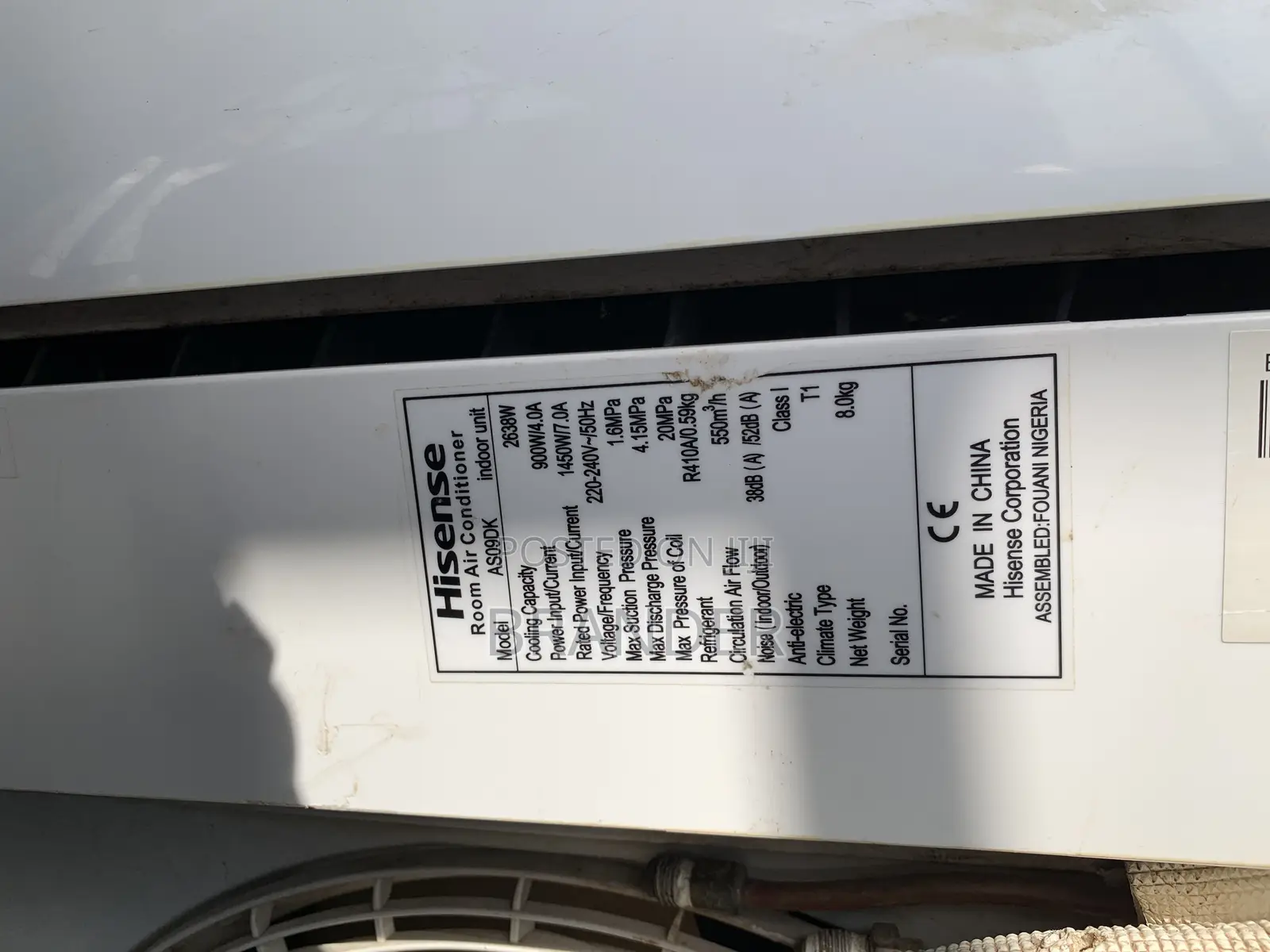 Hisense Inverter 1hp Very Clean
