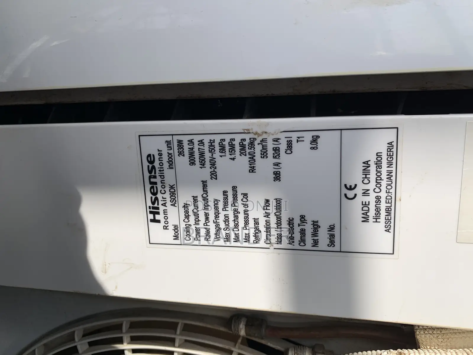 Hisense Inverter 1hp Very Clean