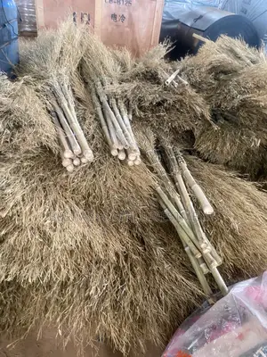 Traditional Bamboo Broom
