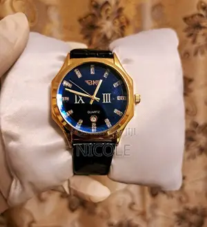 Luxury Men’s Quartz Leather Wrist Watch