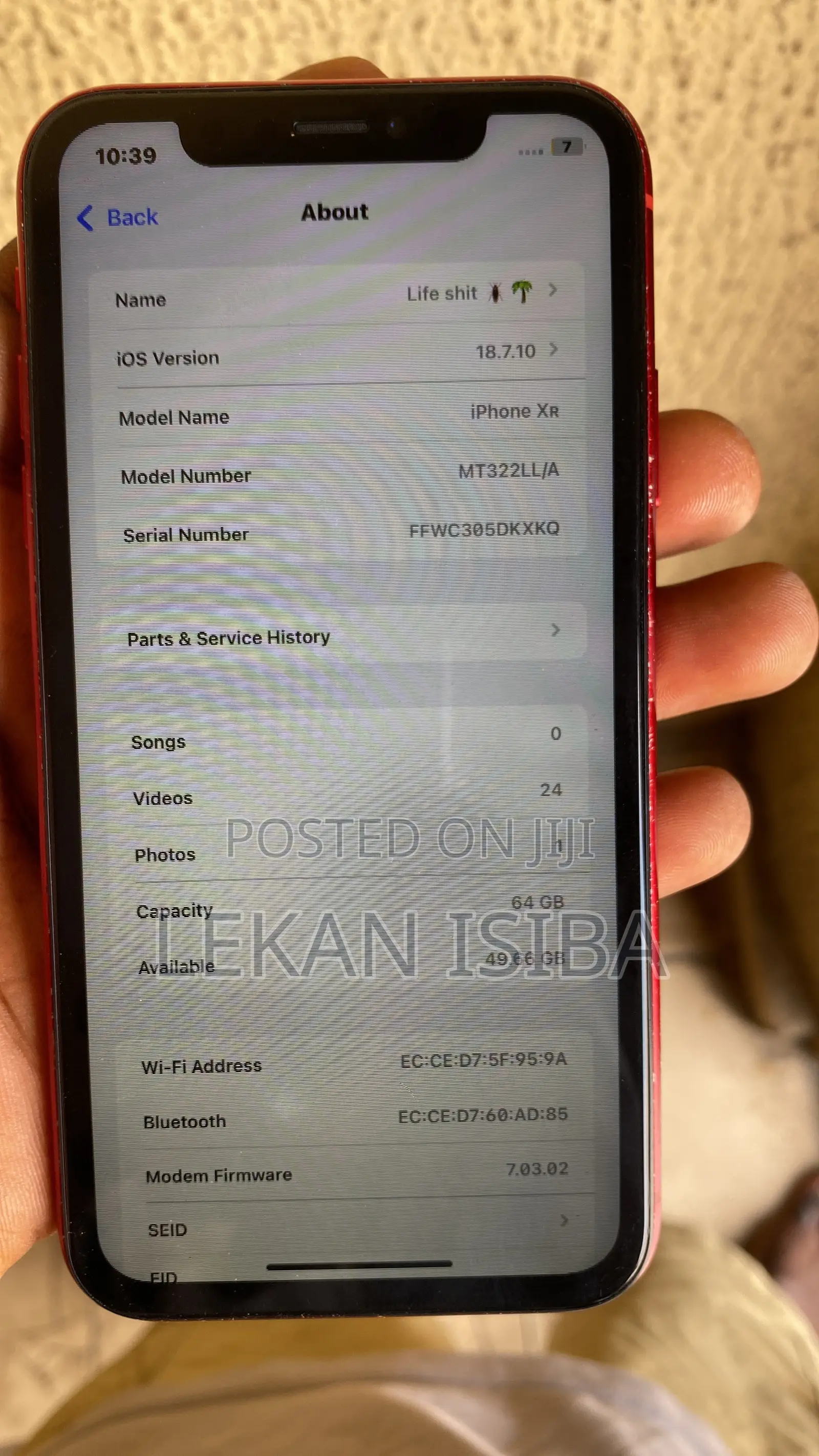 Apple iPhone XR 64 GB Red