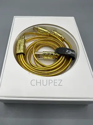 Original Chupez Gold 3 in 1 Fast Charging Cable 6A⁠