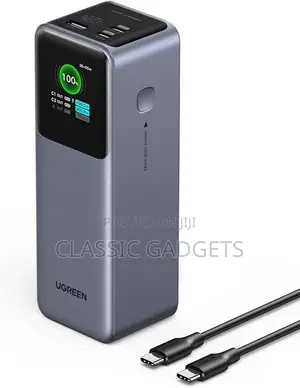 UGREEN Nexode 25000mAh 200W PD 3.1 TFT 3-Port Power Bank