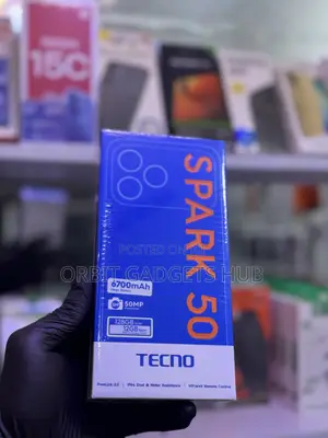 New Tecno Spark 50 128 GB Gray