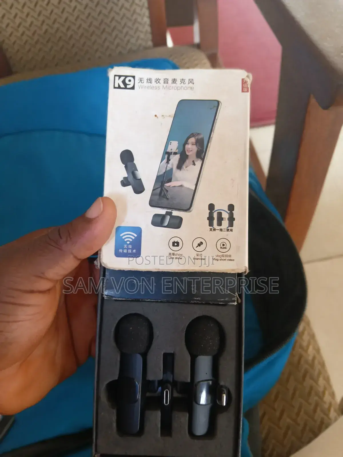 K9 Wireless Lavalier Microphone