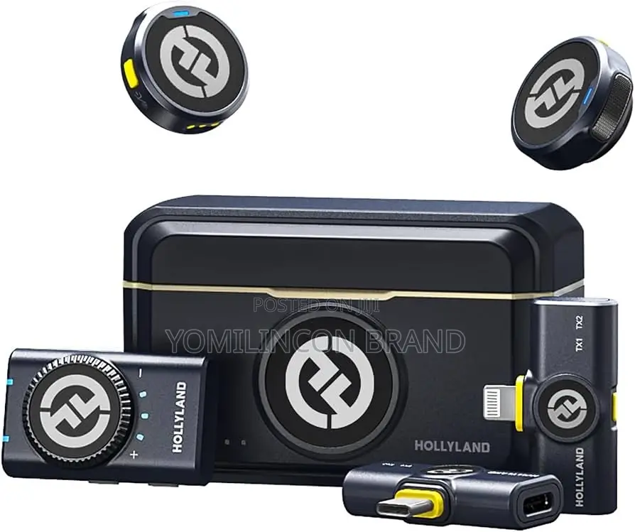 Hollyland Lark M2 Wireless Microphone for iPhone/Camera/Android/PC