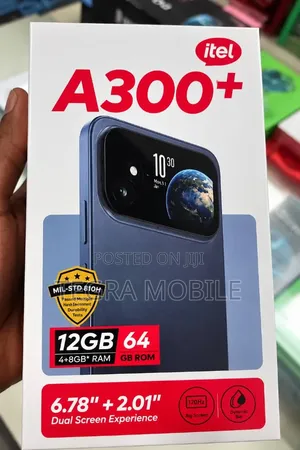 New Itel A300+ 128 GB Blue