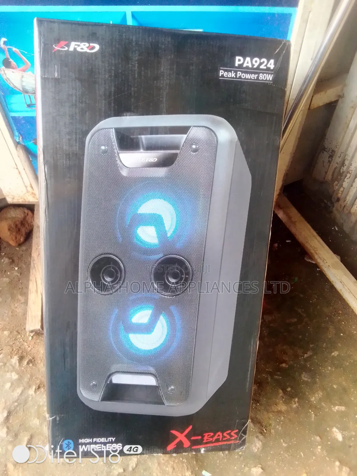 F&D Bluetooth Speaker 80W Black Color
