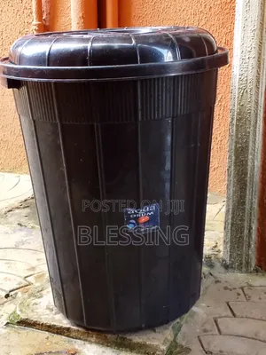 Black Plastic 140lits Drum